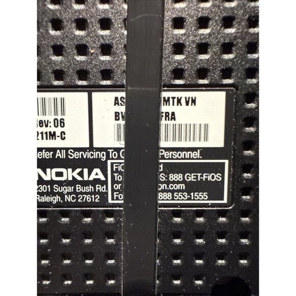 Verizon Modem Router Nokia G-211M-C 2021 Model With Cords Working Condition - Picture 6 of 16